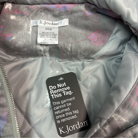 K Jordan | Stylish Gray and Purple Women's Jacket - Picture 7 of 7